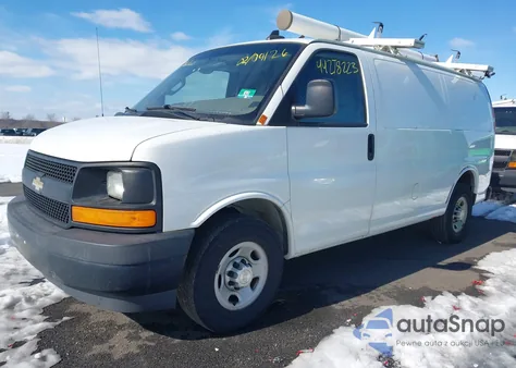 2017 Chevrolet Express 2500 Work Van from USA, damaged, VIN 1GCWGAFF4H1142817